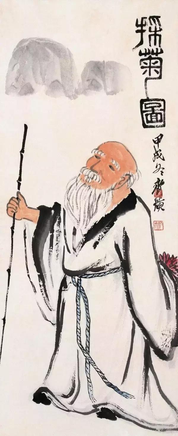 齐白石笔下的人物|齐白石|铁拐李|人物画_新浪新闻