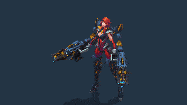 lol武装战姬厄运小姐t2皮肤正式发布,全身重装机甲,炫酷,霸气