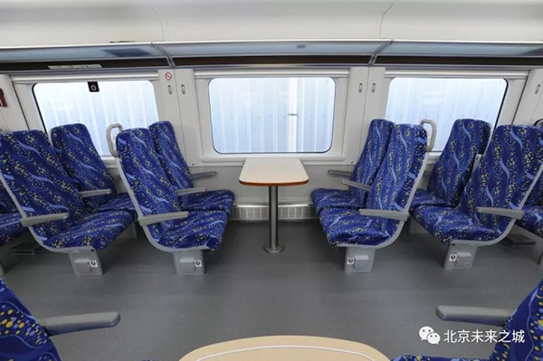 北京城市副中心线城际动车"京通号"交付:配备车载wifi