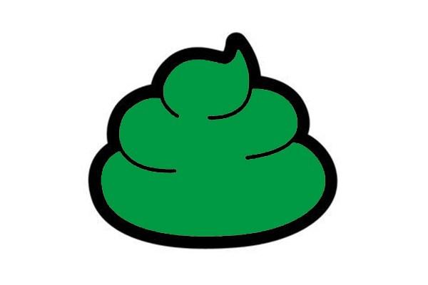 3,绿色的便便