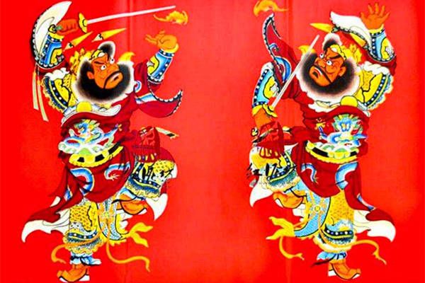 春节贴门神的习俗和门神的三大类别