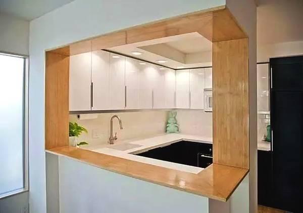 厨房开窗的n种形式,半开放式也很有格调