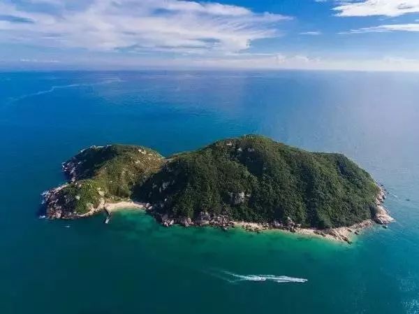 洲仔岛是一个无人岛,离陆地3公里,人迹罕至,未被污染.