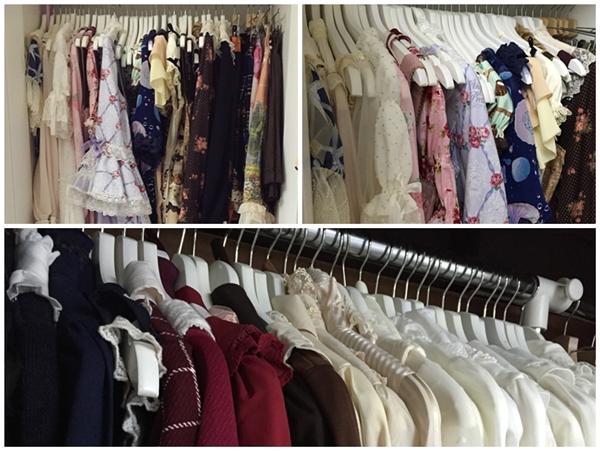 原来lolita女孩的衣橱是这样的