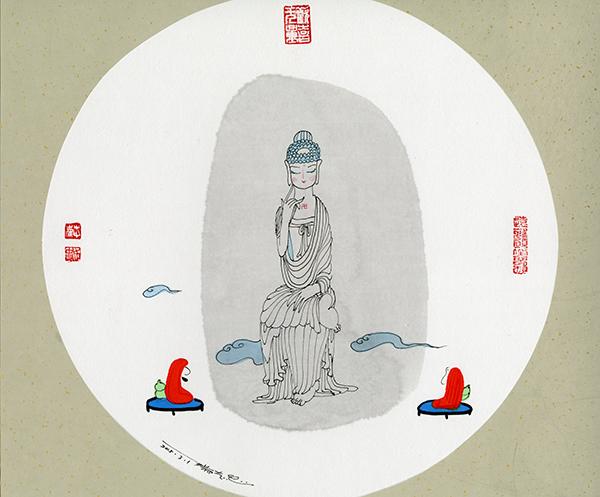 访谈|台湾漫画家蔡志忠:只要你足够自信,谁都伤害不了你