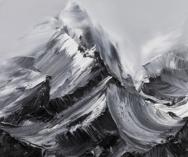 细腻的山脉主题油画conrad jon godly|山脉|油画|主题_新浪新闻