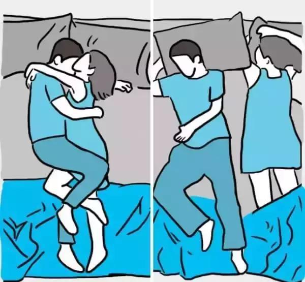 10种常见夫妻睡姿告诉你老公到底爱不爱你