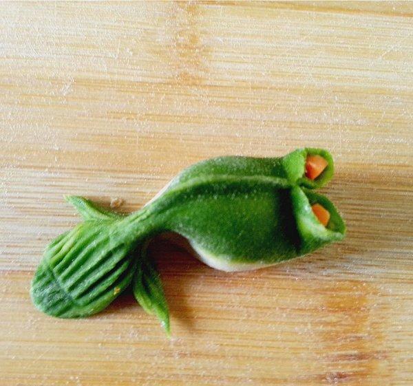 新年寄语 年年有余3刺猬饺子新年寄语 烦恼远离3玫瑰饺子新年寄语