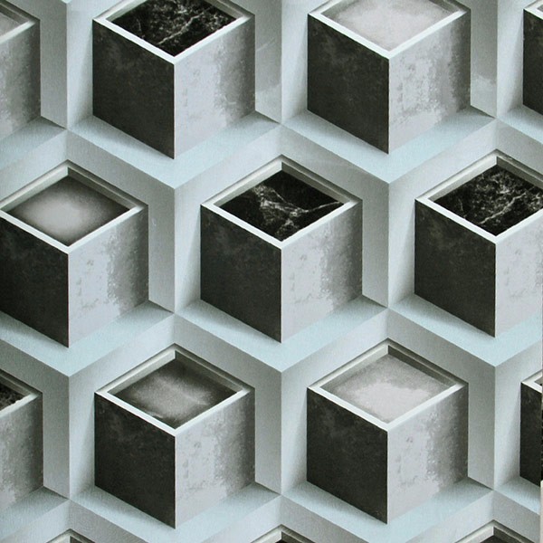 魁力魔方墙方立体强劲有力令人眼晕