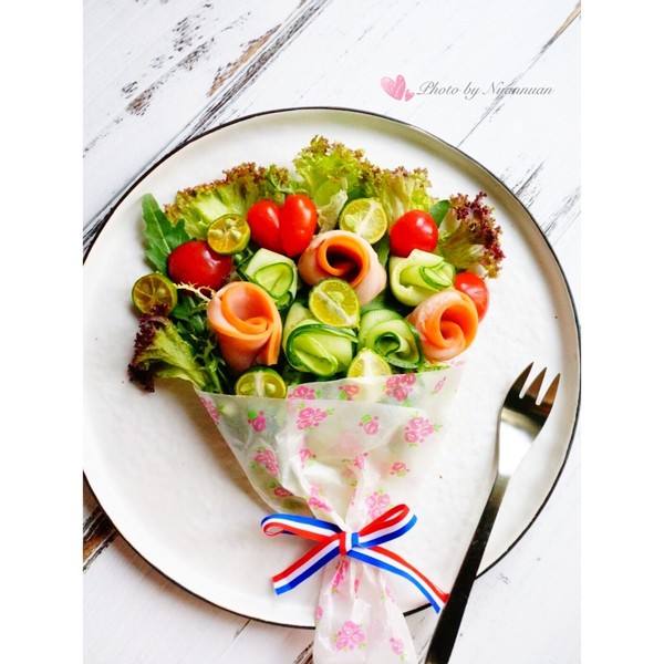 春天里的花束沙拉