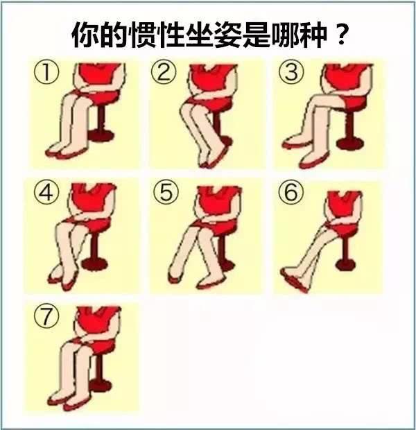 超准心理学心理测试:从你的惯性坐姿看出你的性格秘密!