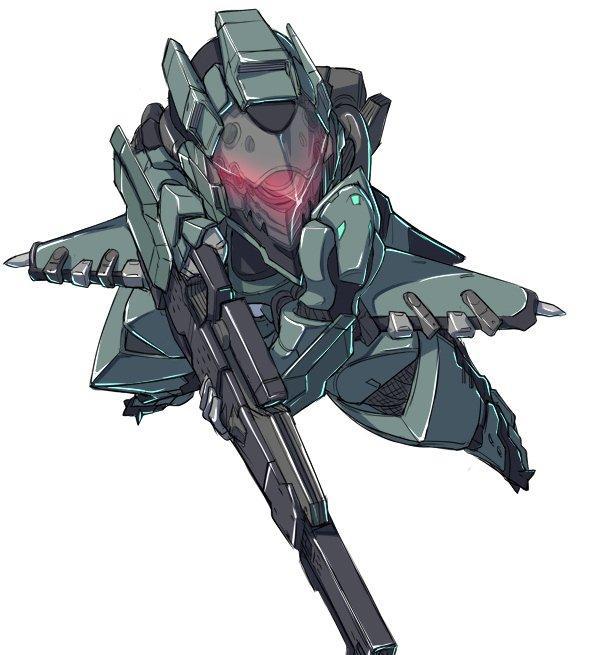 日本插画师的超级q版动漫机器人插画,不单只有高达哟!