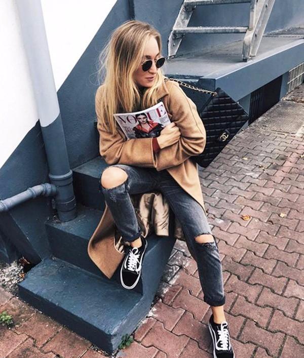 重回学生时代vans经典款滑板鞋