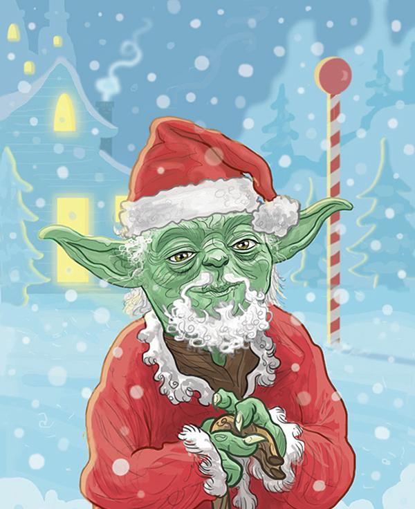 头像加圣诞帽早就过时了,国外最火的是星球大战圣诞节