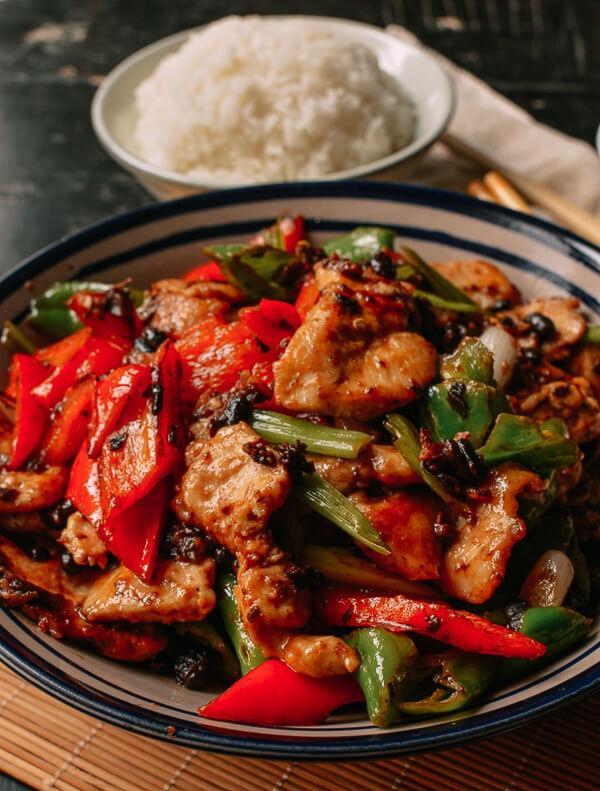 蒜葱豆豉鸡,这样才够味