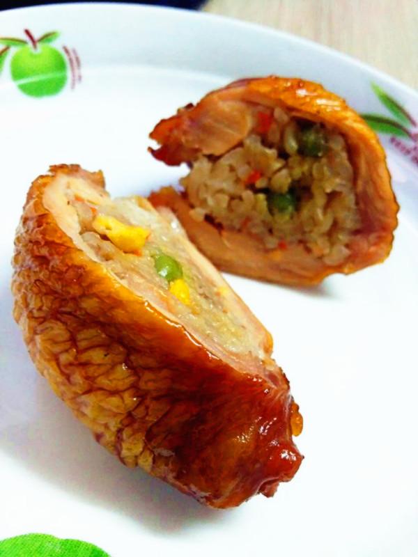 简单易做——秘制鸡腿包饭好吃又漂亮