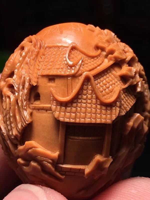 一休阁核雕:核雕精品-「苏州园林」