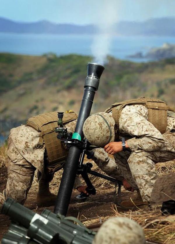 美国m252式81mm迫击炮一炮出会怎样