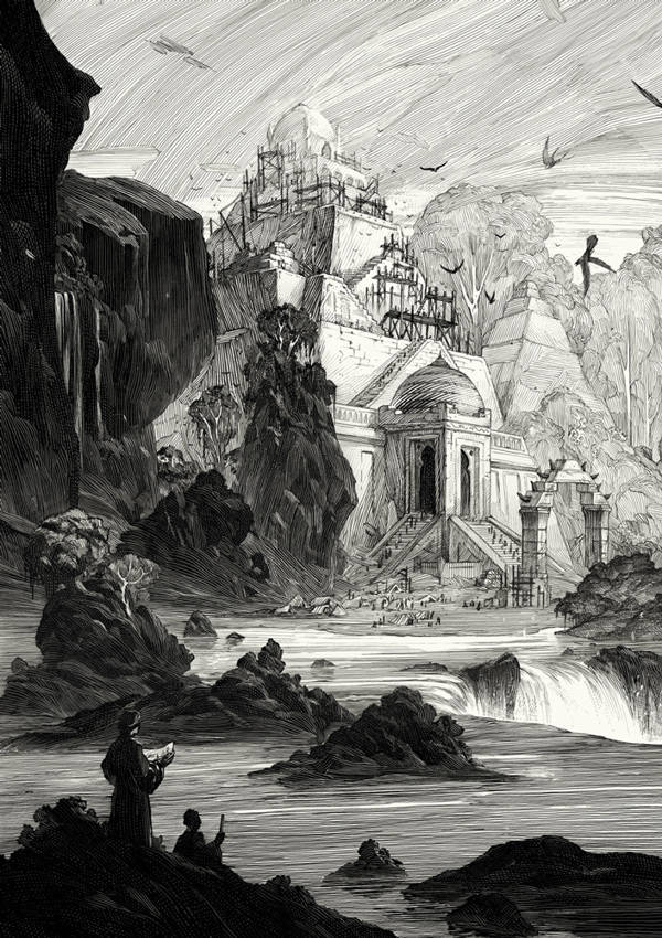 by 法国插图师nico delort|插图|法国|泰瑞尔之书_新浪新闻