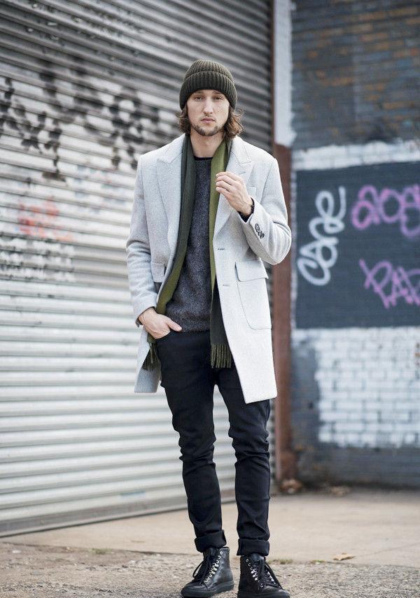 看街拍达人如何用一件毛呢大衣玩转街头时尚