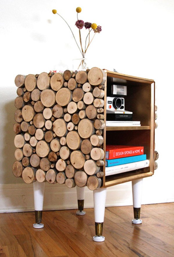 普通的木头片尽然也能做出这么漂亮的杰作!厉害了