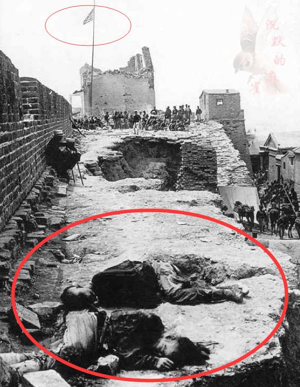老照片战死和被残杀的义和团场面太过惨烈