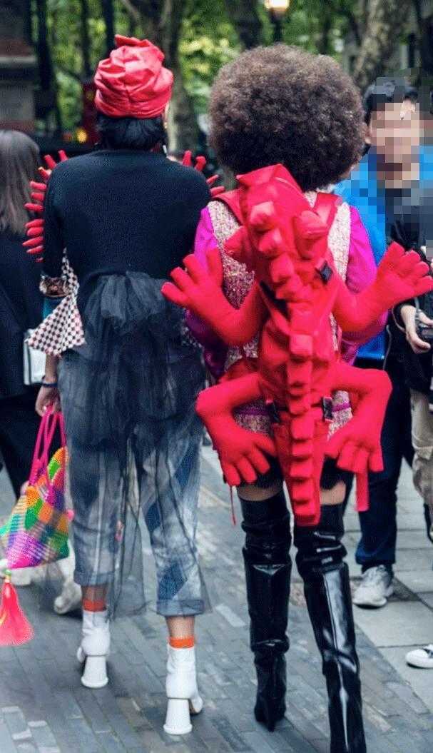 2018上海时装周，时尚潮人争奇斗艳，赢领风骚
