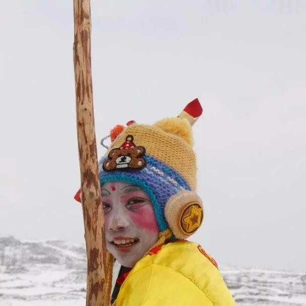 和政牙塘秧歌剧照(朱旭龙老师作品)