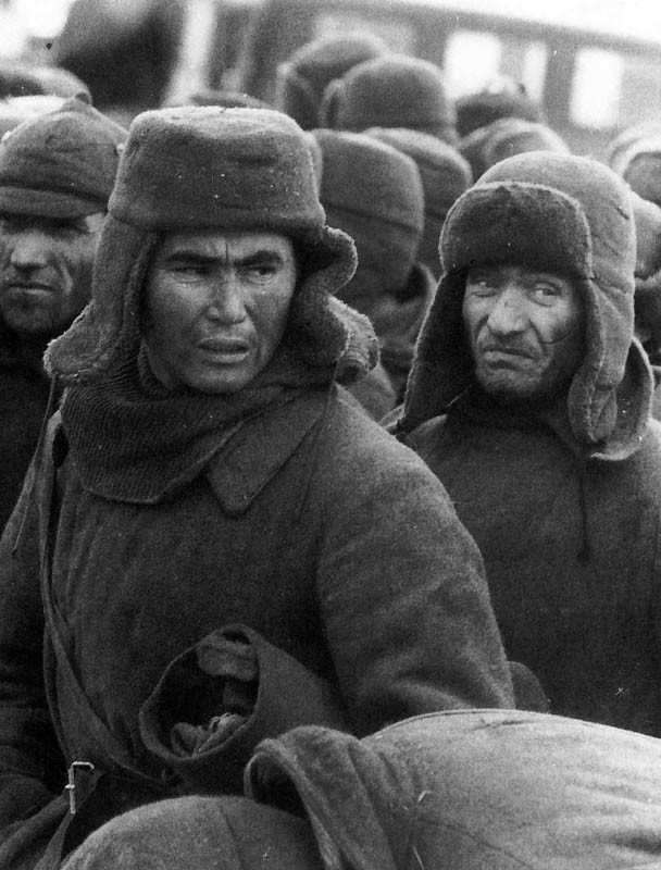 人生最后的镜头二战中被俘虏的苏联士兵