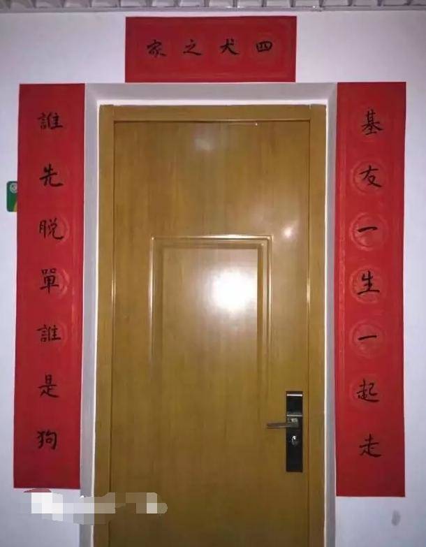 趣闻分享:布置房间迎新年,可是这布置也是笑话百出|狗子|对联|红包袋