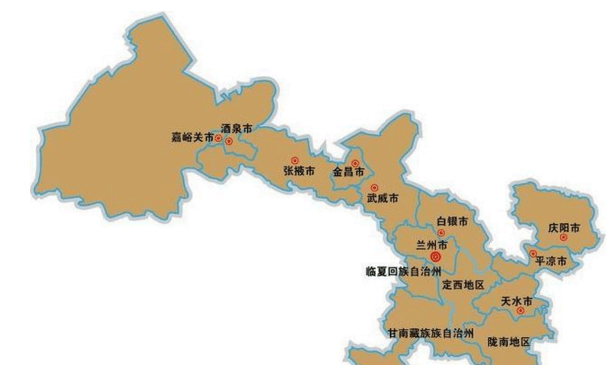 甘肃金昌地理位置图片