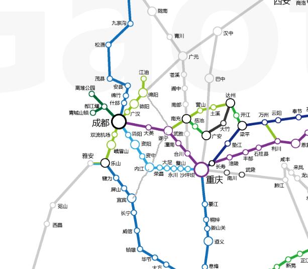 高铁新时代,四川的几个高铁枢纽,除了成都谁最牛?