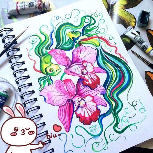 anna bucciarelli · 手绘彩色插画