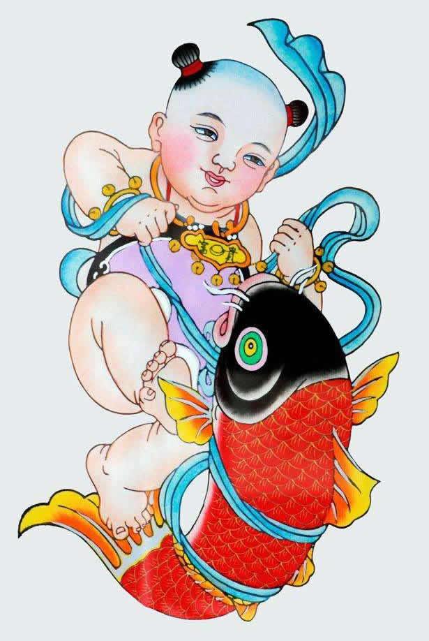 怀旧年画传统年画系列一