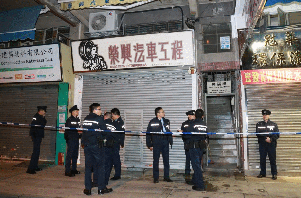 警方封锁案发现场