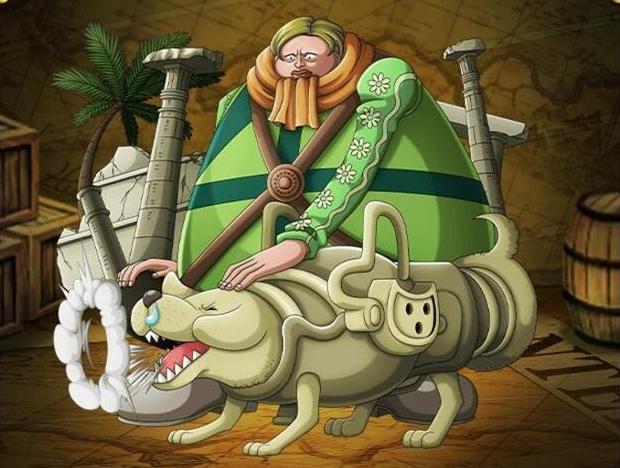 海贼王中一共有三把武器获得超能力:mr4的爱枪——获得犬犬果实能力的