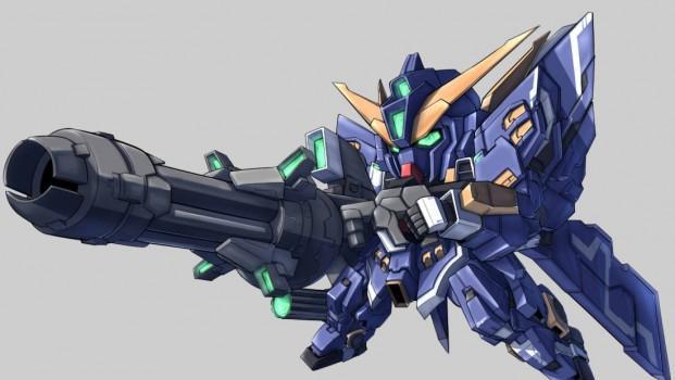 日本插画师的超级q版动漫机器人插画,不单只有高达哟!