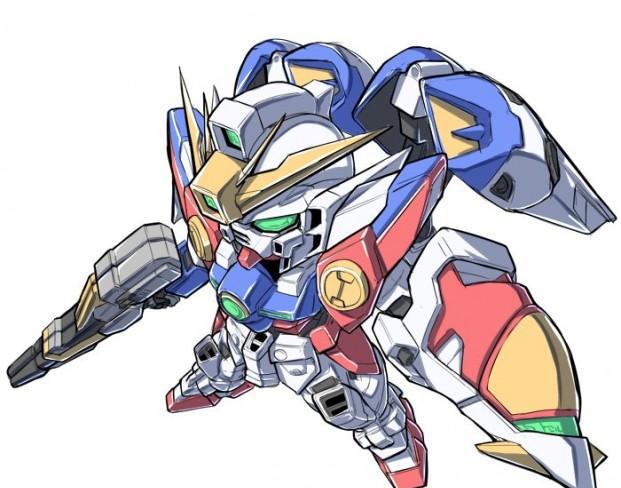 日本插画师的超级q版动漫机器人插画,不单只有高达哟!