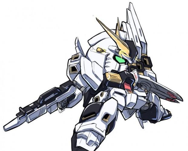 日本插画师的超级q版动漫机器人插画,不单只有高达哟!