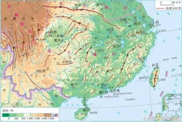 浙闽丘陵地图图片