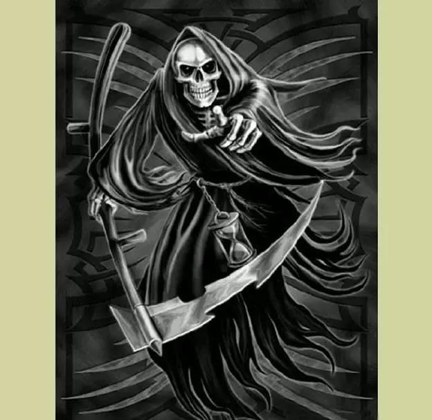 死神纹身手稿