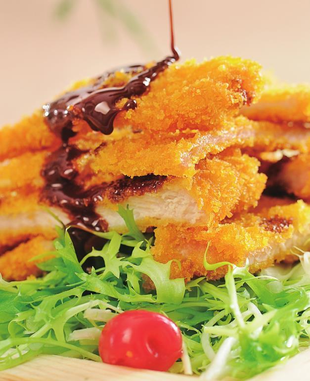 炸肉我最爱这样吃,要想外酥里嫩面包糠是关键