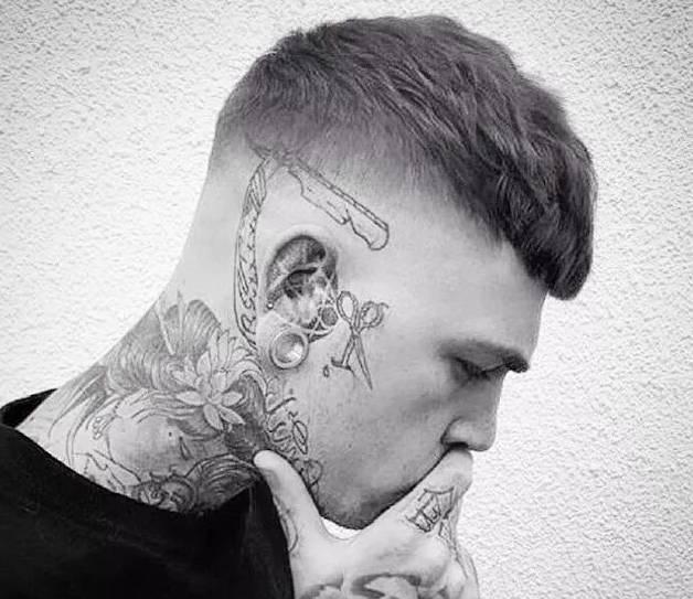 原来国外也流行瓦片头确实很帅