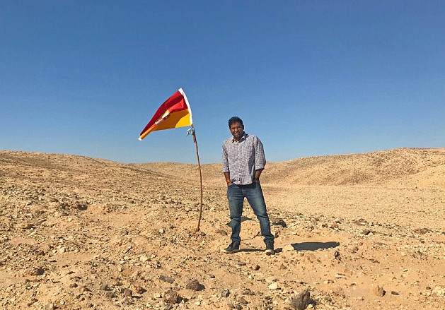 印度男子苏亚希·迪克西特在非洲旅行的时候,发现位于苏丹和埃及中间