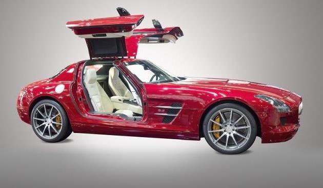 奔驰sls amg,经典飞翼门跑车即将停产