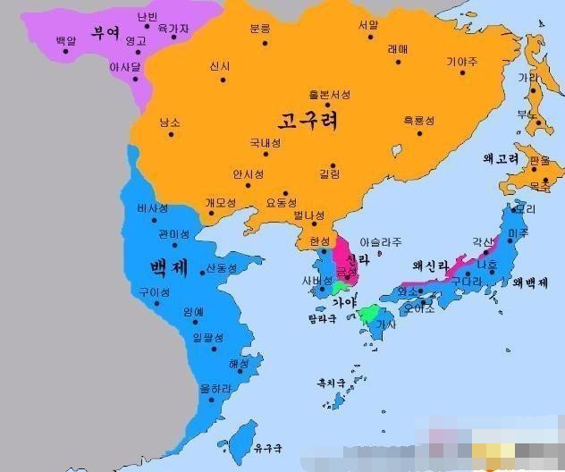 韩国出版的的历代疆域图, 完全找不到唐宋明清在何方
