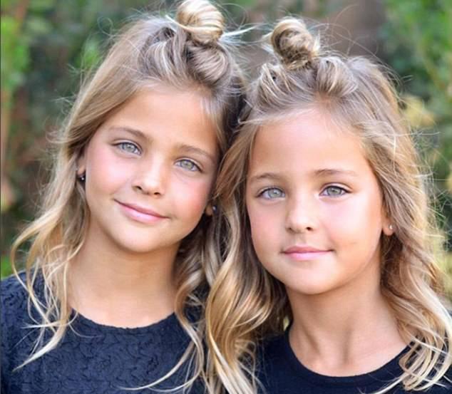 双胞胎姐妹被称世界最漂亮女孩仅7岁就成父母的摇钱树