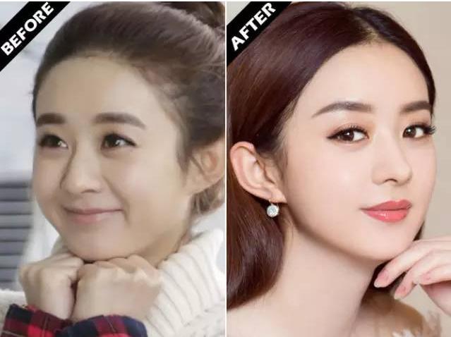 适合:上扬眉,拱形眉说起圆脸,赵丽颖绝对是娱乐圈中的代表,不过她很会