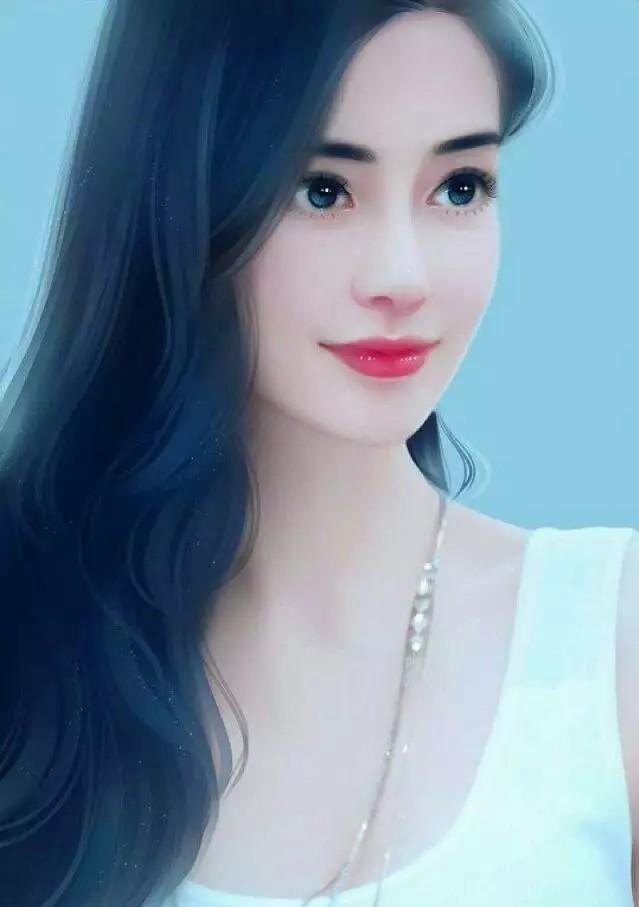 女明星的漫画照赵丽颖杨幂可爱迪丽热巴惊艳