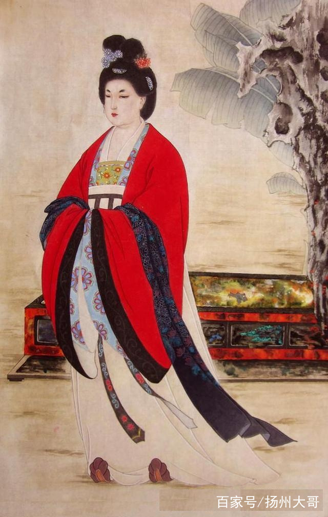 这幅流传下来的武则天绘画,显示出唐代中国美女的统一特点——面容